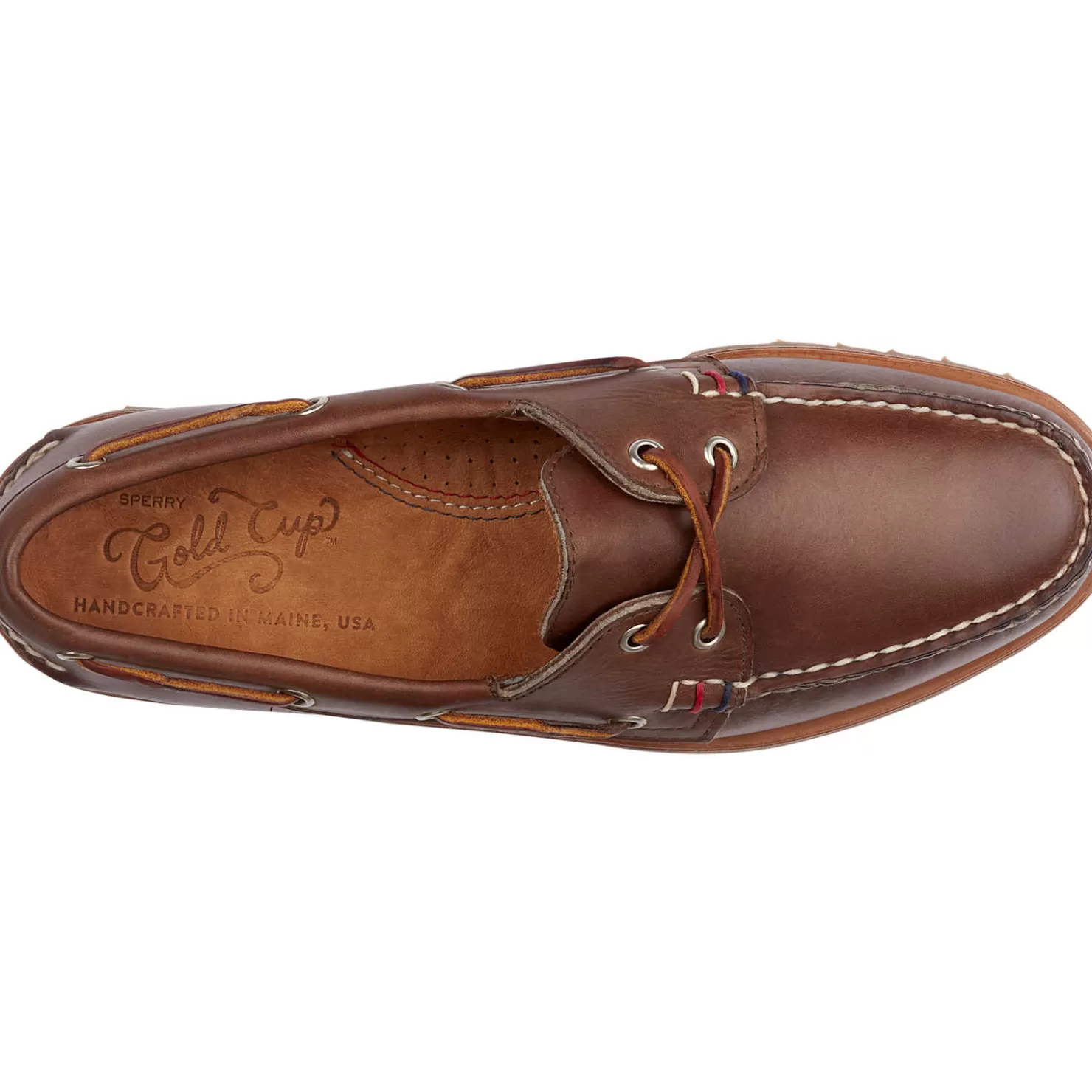 Authentic Original Boat Shoe | Gold Cup Luxury | Sperry Men's Gold Cup™ Authentic Original™ Handcrafted in Maine Boat Shoe Brown