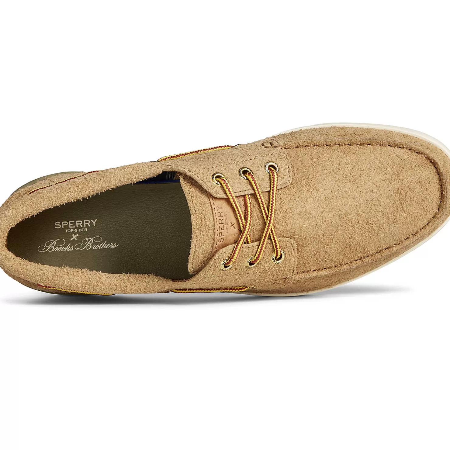Authentic Original Boat Shoe | Sale | Sperry Men's x Brooks Brothers Authentic Original™ 3-Eye Cup Boat Shoe Tan