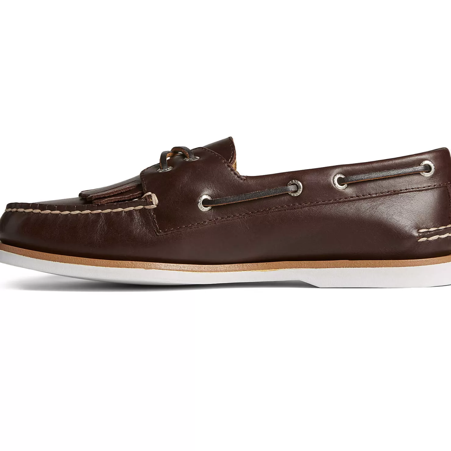 Authentic Original Boat Shoe | Sale | Sperry Men's x Brooks Brothers Authentic Original™ Kiltie Boat Shoe Classic Brown
